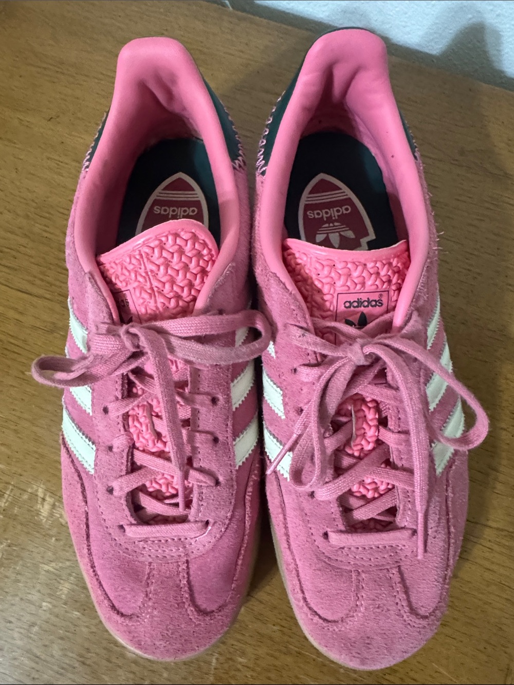 Adidas Women’s Pink Suede Gazelle Sneakers